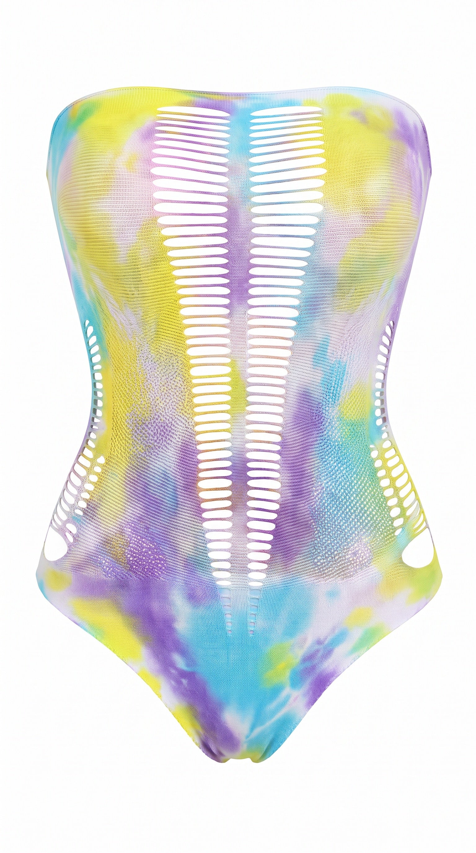 Pastel Desire Straplez Renkli Vücut Çorabı