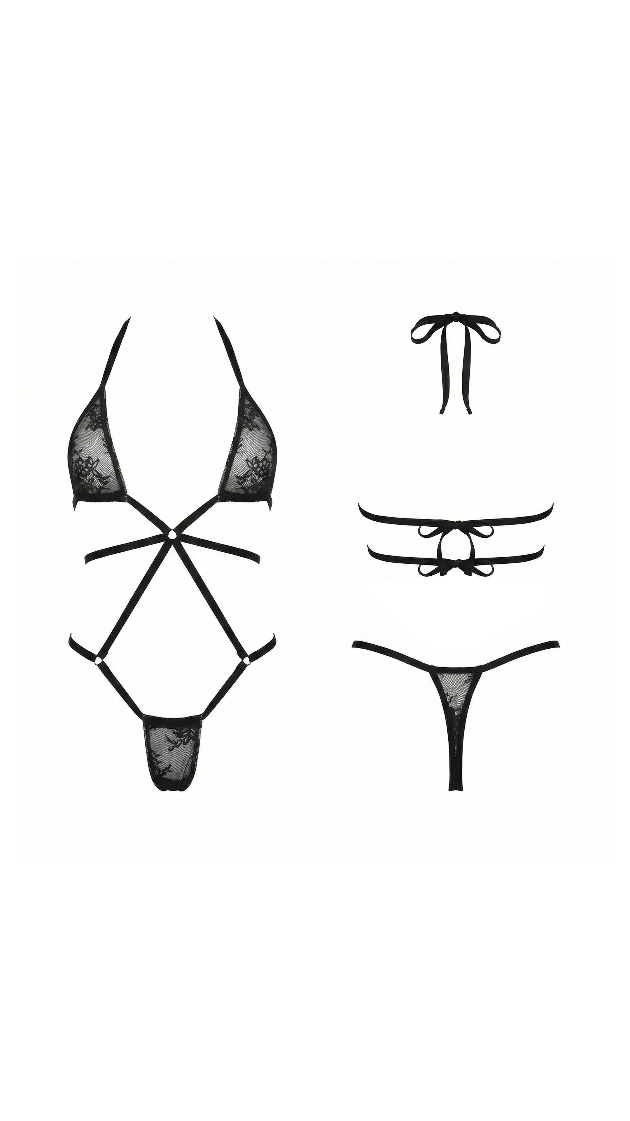 Noir Garter Siyah Jartiyer