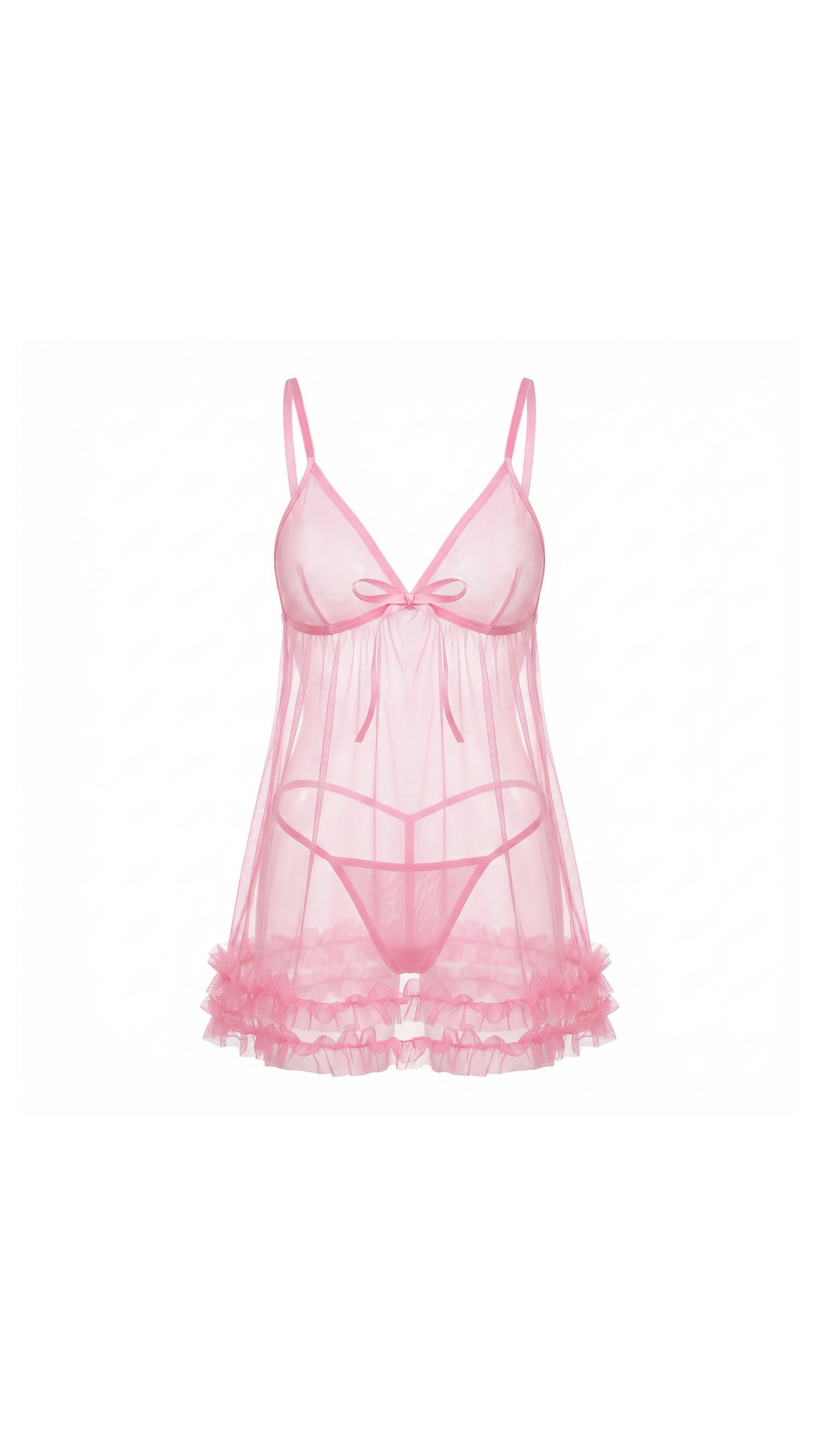 Blush Mist Pembe Kdın Gecelik Tül