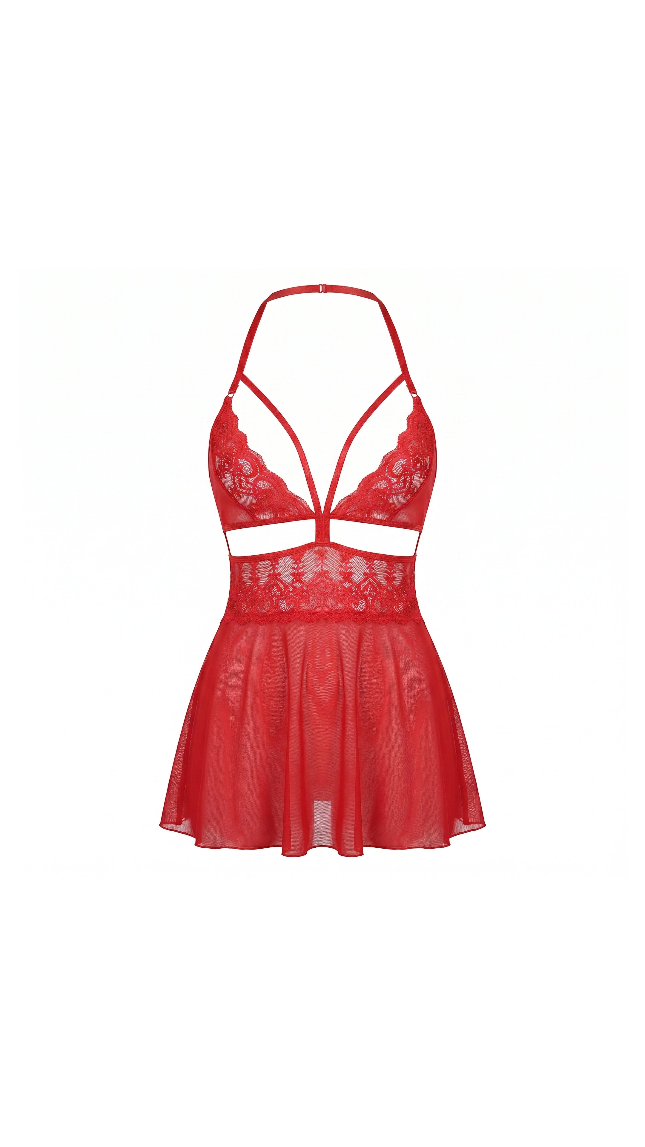 Crimson Tulle Kırmızı Tül Kostüm