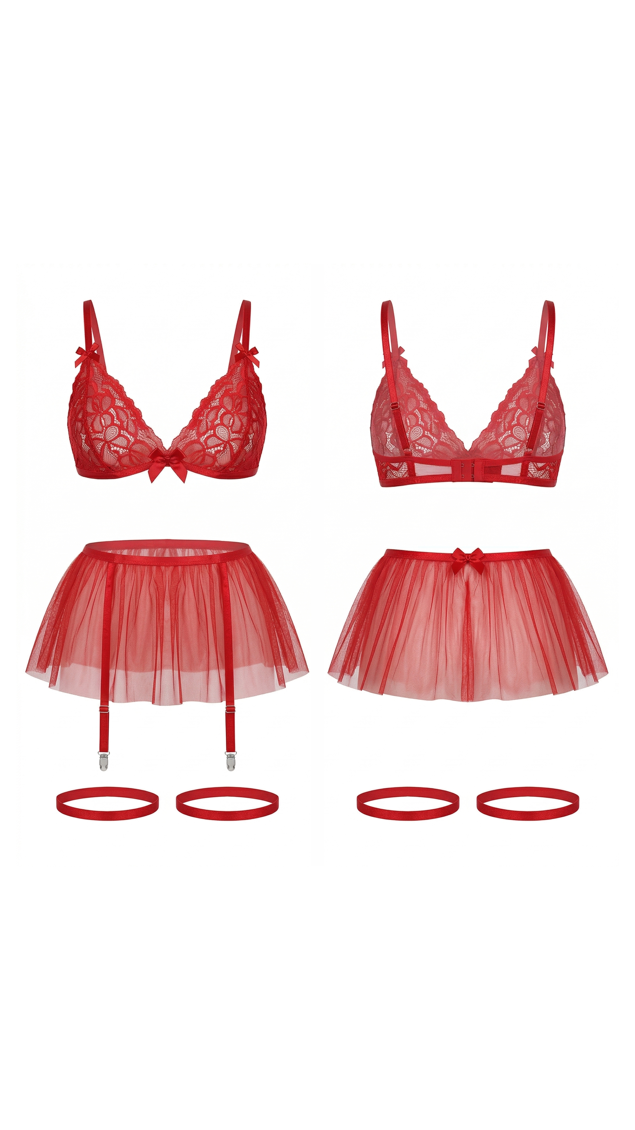 Scarlet Skirt II Kırmızı Tül etekli Kostüm
