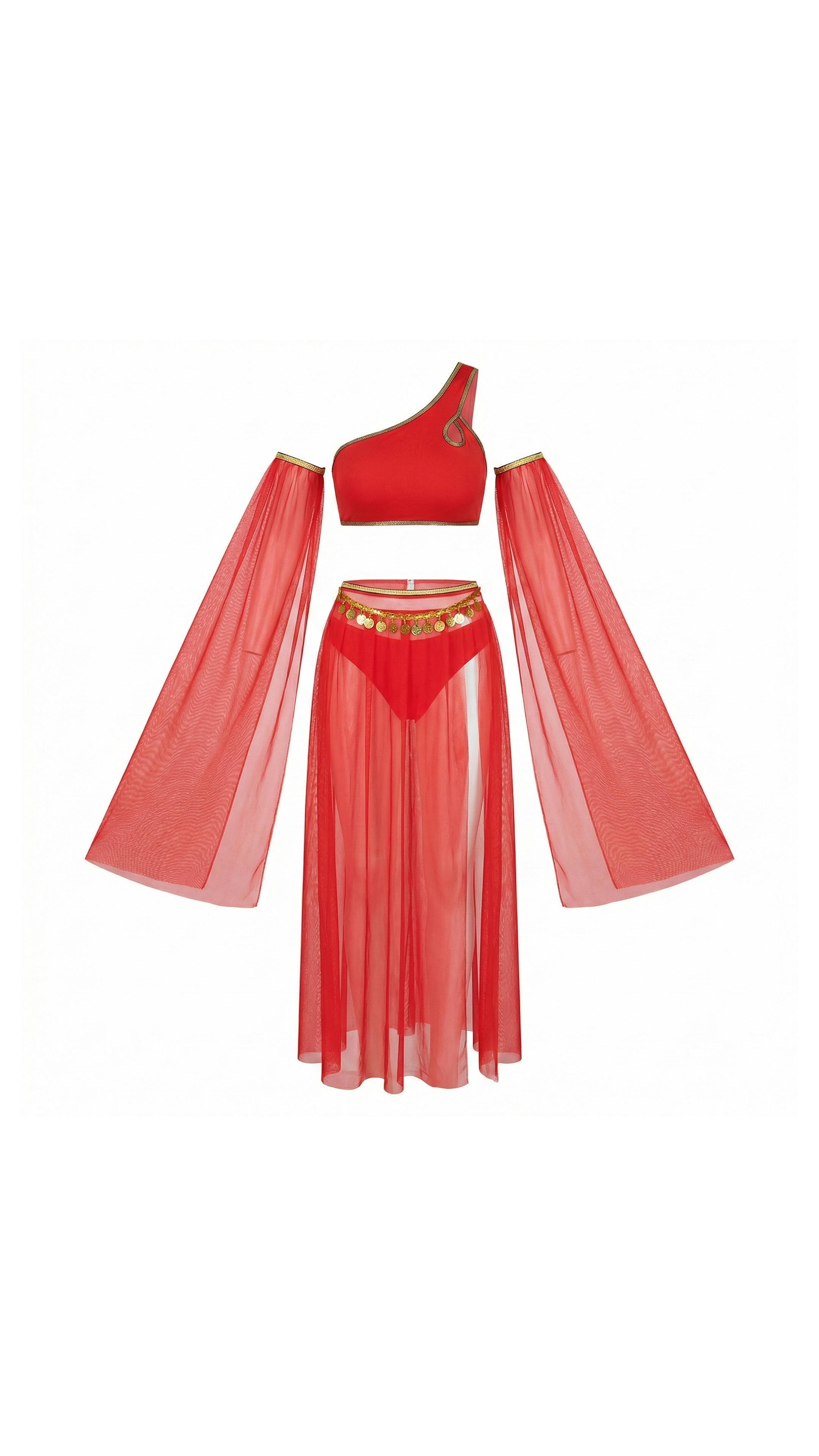 Crimson Dance Kırmızı Danscı Kostüm